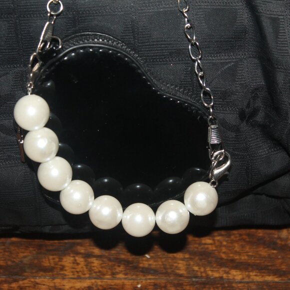 Authentic Chanel Italy Jacquard Leather Travel Line Tote Bag Purse Bag w freebie - Picture 4 of 16